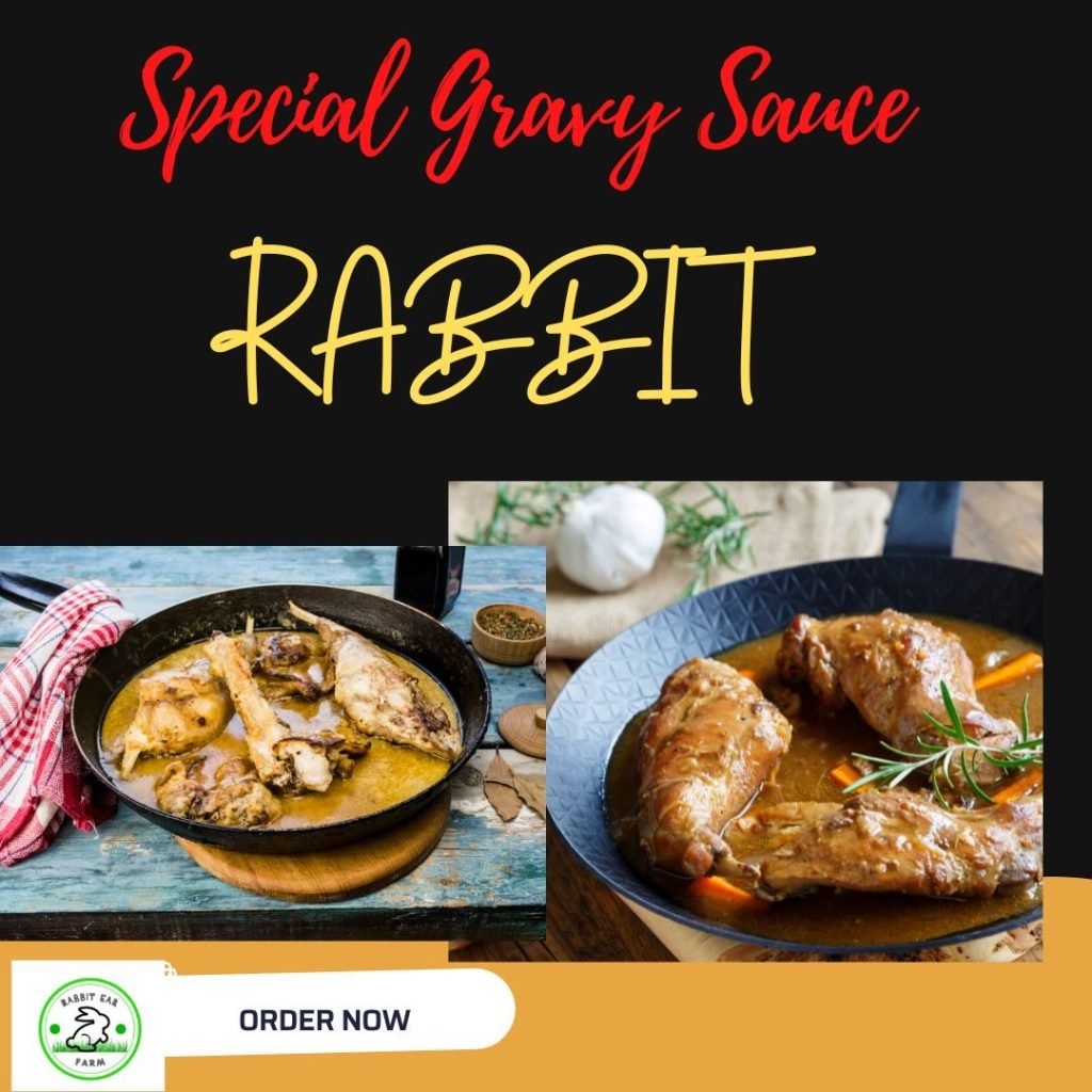 Rabbit meat ready to deliver