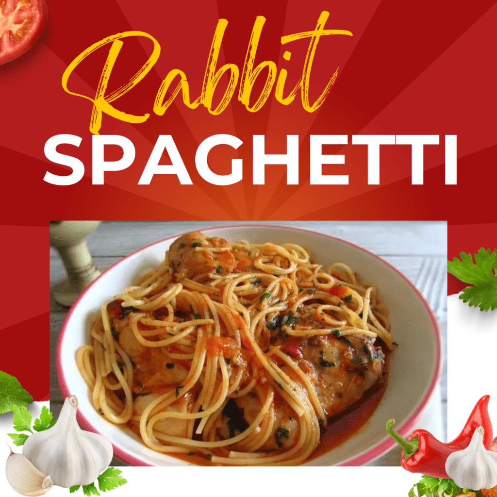 Rabbit spaghetti